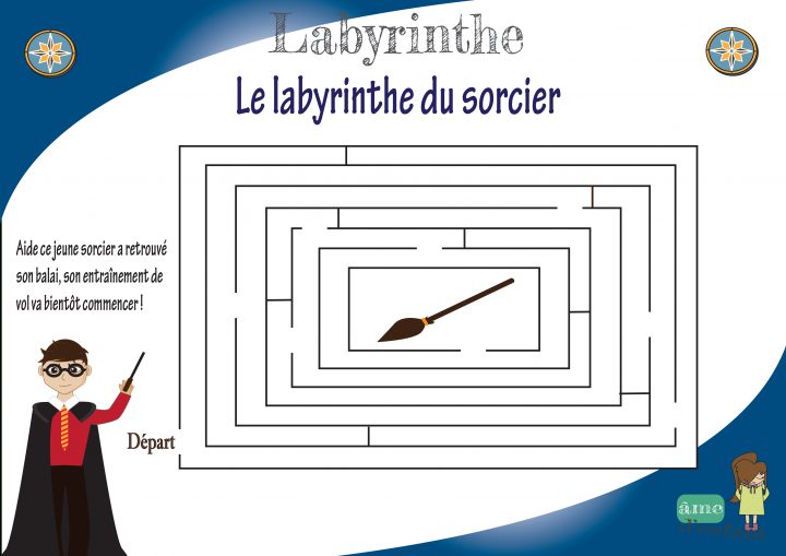 Labyrinthes À Imprimer concernant Jeux De Labyrinthe Gratuit