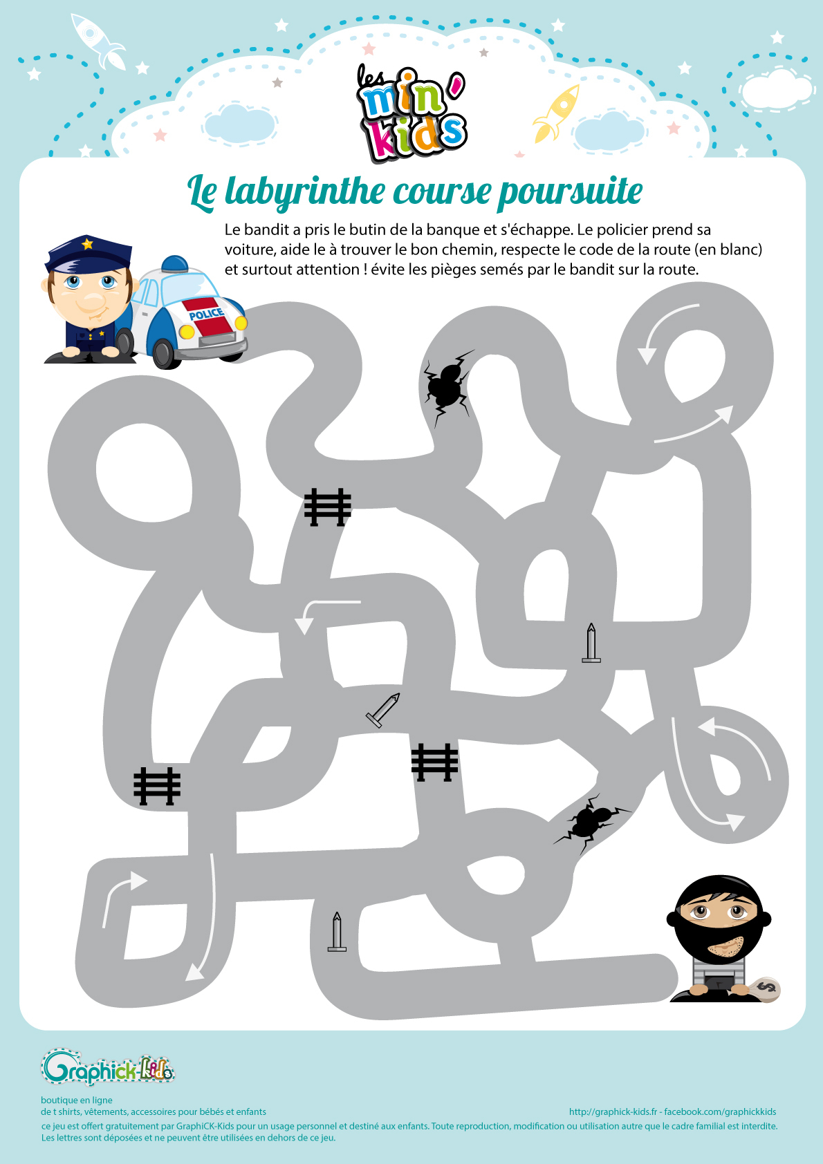 Labyrinthes Et Suite Logiques Gratuits Imprimer Pour Enfants