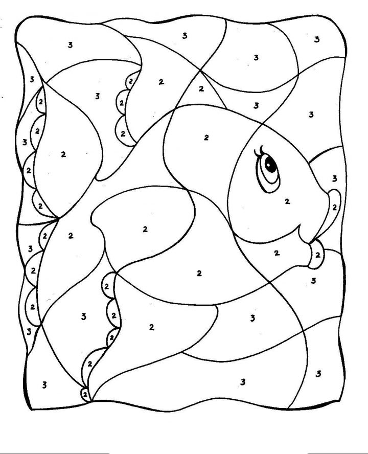 Lactivit Du Mercredi Le Coloriage Magique Du Poisson Davril destiné Dessin De Poisson D Avril A Imprimer