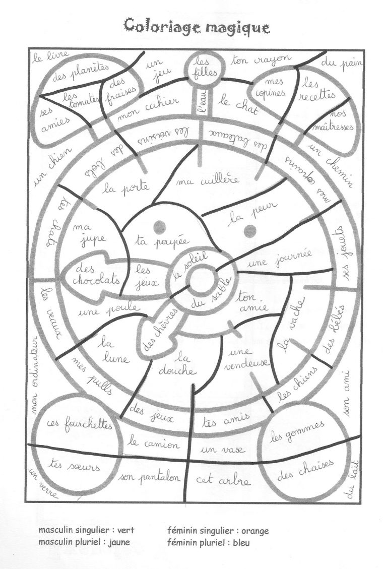 Lakanalnet Coloriages Magiques En Mathmatiques Pour Les destiné Coloriage Magique Français Cp