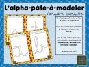 L'alpha-Pâte-À-Modeler (Version Lettres Cursives) – La intérieur Lettre De L Alphabet A Imprimer Et Decouper
