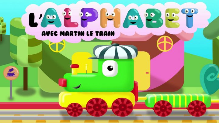 L'alphabet Avec Martin Le Train | Apprendre Les Lettres De L'alphabet Pour  Les Enfants Hd intérieur Jeux De Lettres Enfants