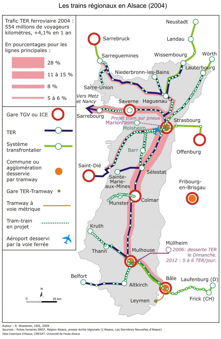 L'alsace Par Les Cartes Géographie Des Transports encequiconcerne Carte De France Grand Format