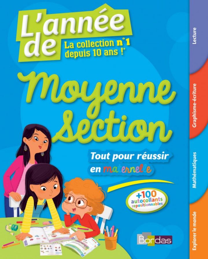 L'année De La Moyenne Section – Toutes Les Matières * Cahier avec Moyen Section Maternelle Exercice