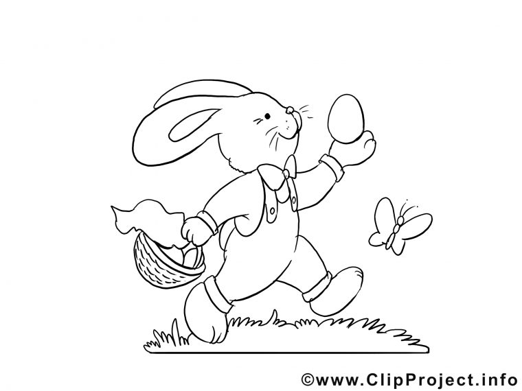 Lapin Dessin À Imprimer – Pâques Clip Arts Gratuits – Pâques concernant Dessin De Lapin A Imprimer