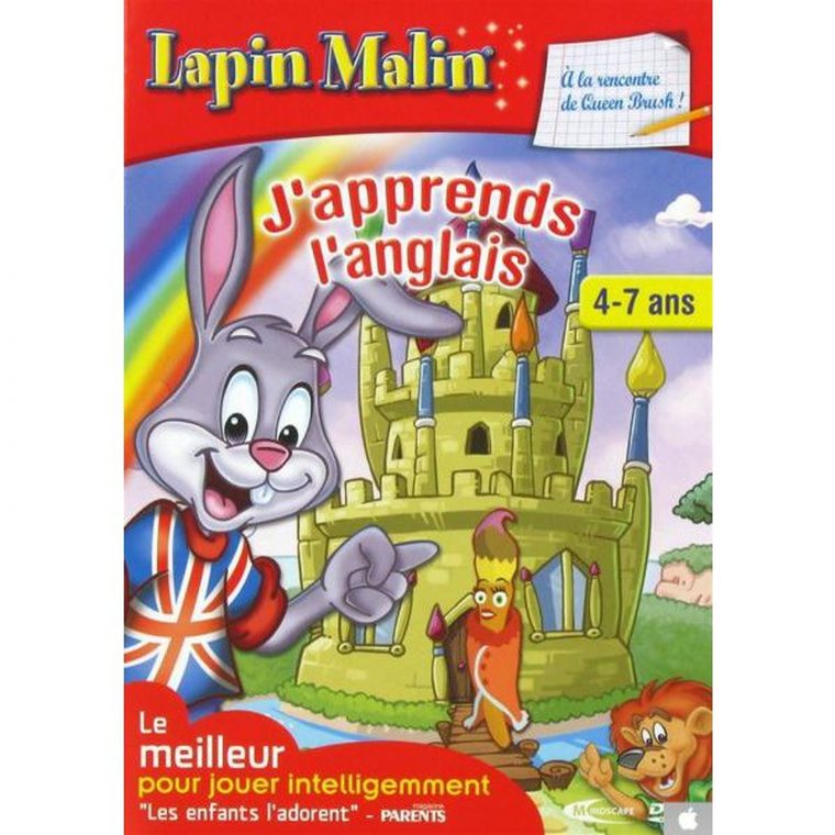 Lapin Malin – J'apprends L'anglais – 4/7 Ans (Pc) – Jeux Pc pour Jeu Pc Adibou