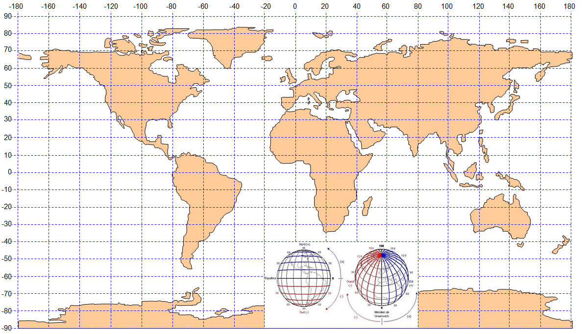 Latitude Longitude Carte Monde, Carte Du Monde tout Carte De L Europe Vierge À Imprimer