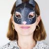 Le Blog De Ludilabel — Diy : Des Masques D'animaux À concernant Masque De Catwoman A Imprimer