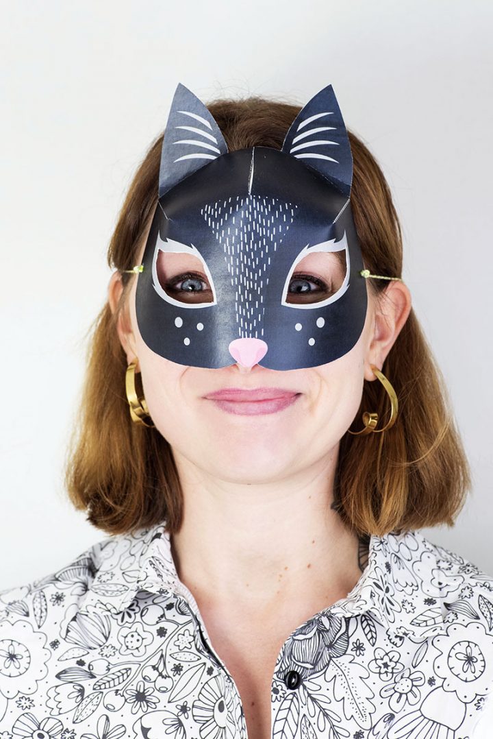 Le Blog De Ludilabel — Diy : Des Masques D'animaux À concernant Masque De Catwoman A Imprimer