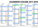 Le Calendrier Scolaire 2017-2018 À Imprimer - Bdm concernant Calendrier 2017 Imprimable