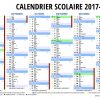 Le Calendrier Scolaire 2017-2018 À Imprimer - Bdm encequiconcerne Calendrier 2018 Avec Jours Fériés Vacances Scolaires À Imprimer