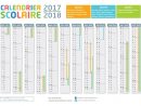 Le Calendrier Scolaire 2017-2018 À Imprimer - Bdm pour Calendrier 2017 En Ligne