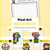 Le Célèbre Mario Bros En Pixel Art - Un Jour Un Jeu concernant Pixel A Colorier