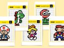 Le Célèbre Mario Bros En Pixel Art - Un Jour Un Jeu dedans Jeux De Dessin Pixel Art Gratuit