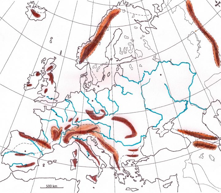 Le Continent Européen, Ses Divisions Et Ses Limites – Profs concernant Carte D Europe Avec Pays