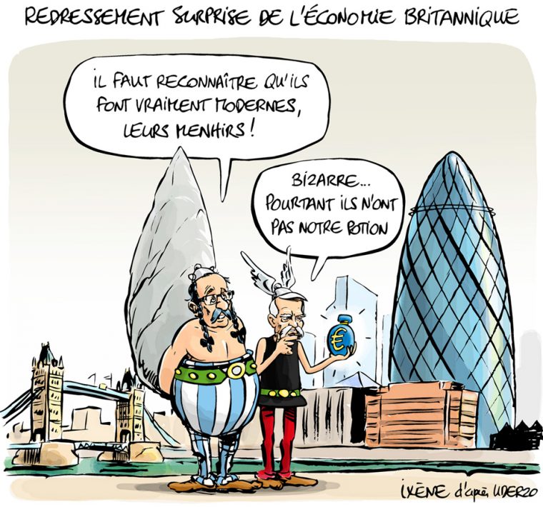 Le Dessin D'ixène – Astérix À Londres – Économie – Politique intérieur Dessin De Angleterre