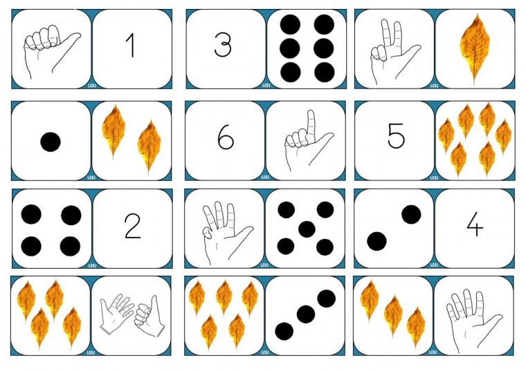 Le Domino Des Nombres – Mathématiques Grande Section dedans Exercice Maternelle Moyenne Section