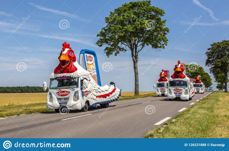 Le Gaulois Caravan – Tour De France 2017 Editorial Stock destiné Region De France 2017