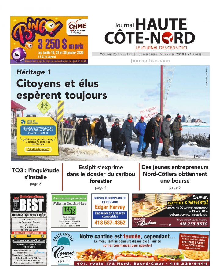 Le Haute-Côte-Nord 15 Janvier 2020 Pages 1 – 24 – Text avec Sudoku Gratuit Enfant