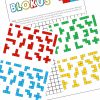 Le Jeu Blokus - Version Imprimable - - La Classe De Calliplume encequiconcerne Jeux De Maternelle À Imprimer
