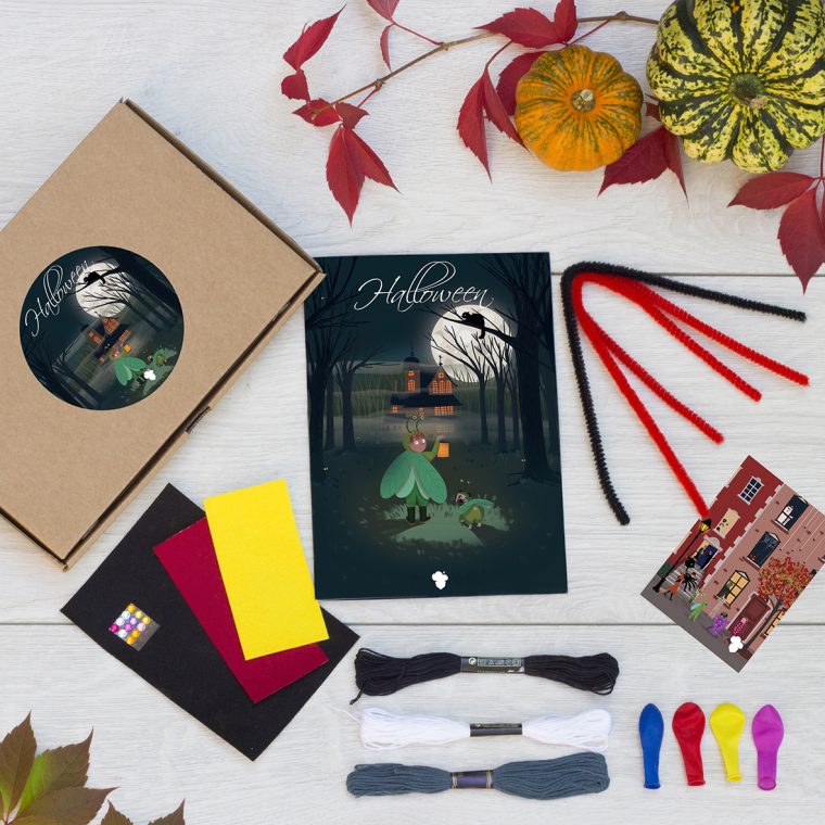 Le Kit Créatif Halloween Pour Les Enfants De 5 À 12 Ans dedans Activité Manuel Pour Enfant