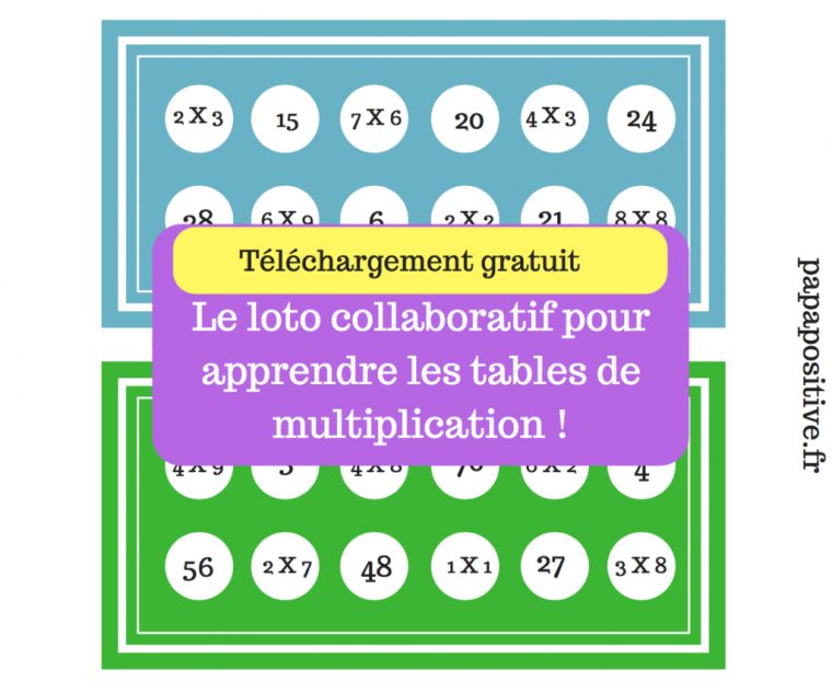 Le Loto Collaboratif Des Multiplications (Téléchargement dedans Tables De Multiplication Jeux À Imprimer