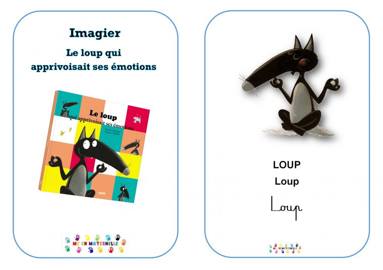 Le Loup Qui Apprivoisait Ses Émotions : Imagier – Mc En intérieur Imagier Noel Maternelle