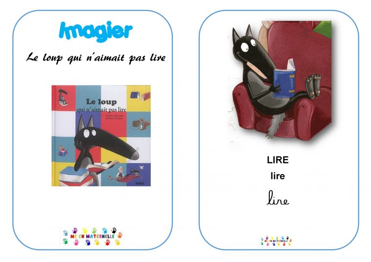 Le Loup Qui N'aimait Pas Lire : Imagier – Mc En Maternelle intérieur Imagier Noel Maternelle