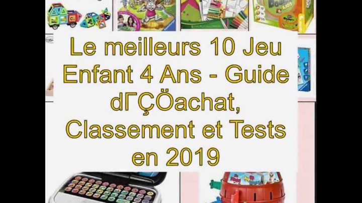 Le Meilleurs 10 Jeu Enfant 4 Ans – Guide D'achat, Classement serapportantà Jeux Gratuit 4 Ans