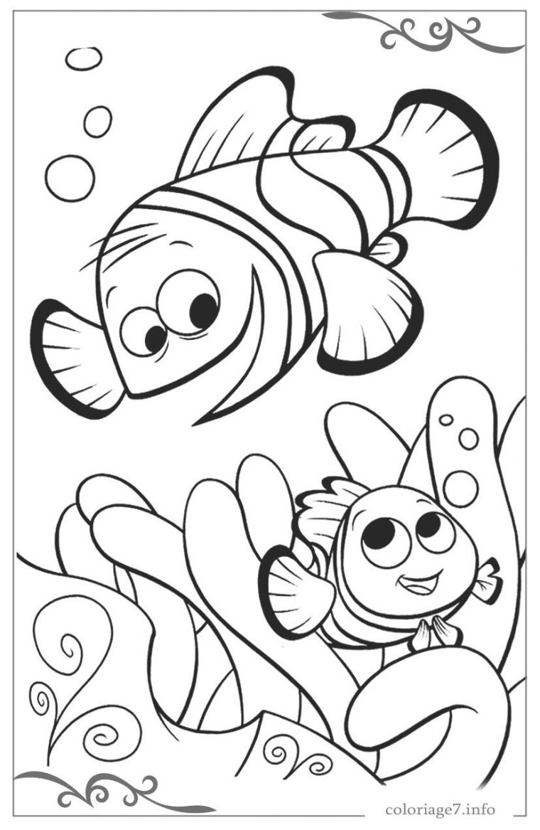 Le Monde De Nemo De Coloriages Pour Filles Gratuits encequiconcerne Tous Les Coloriages Du Monde