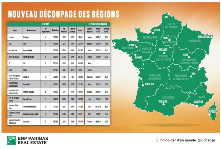 Le Nouveau Découpage Des Régions – Près De Chez Vous destiné Decoupage Region France