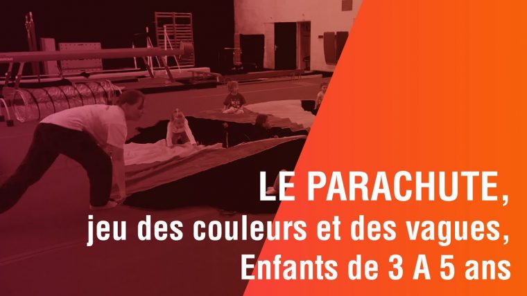 Le Parachute, Jeu Des Couleurs Et Des Vagues, Enfants De 3 A 5 Ans à Jeux Enfant De 5 Ans