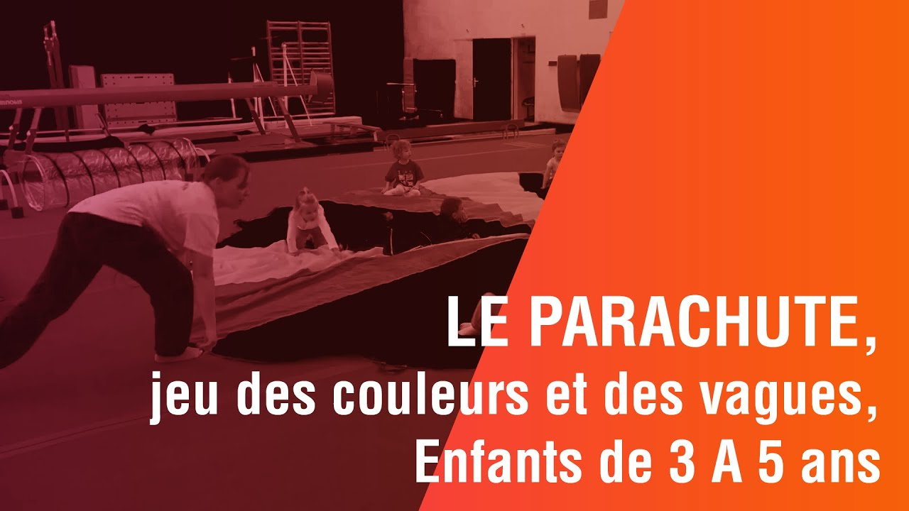 Le Parachute, Jeu Des Couleurs Et Des Vagues, Enfants De 3 A 5 Ans à Jeux Enfant De 5 Ans 