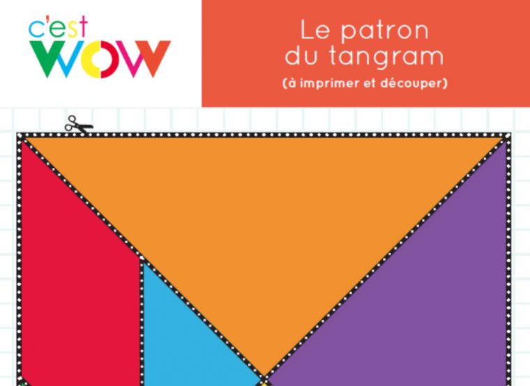 Le Patron Du Tangram – Outil Pédagogique – Mathématiques à Tangram À Découper