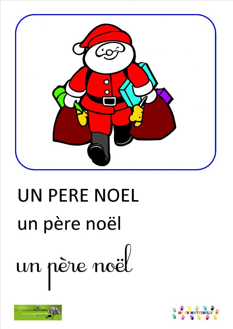 Le Père Ne Sait Pas Dire Non : Imagier De Noël – Mc En pour Imagier Noel Maternelle