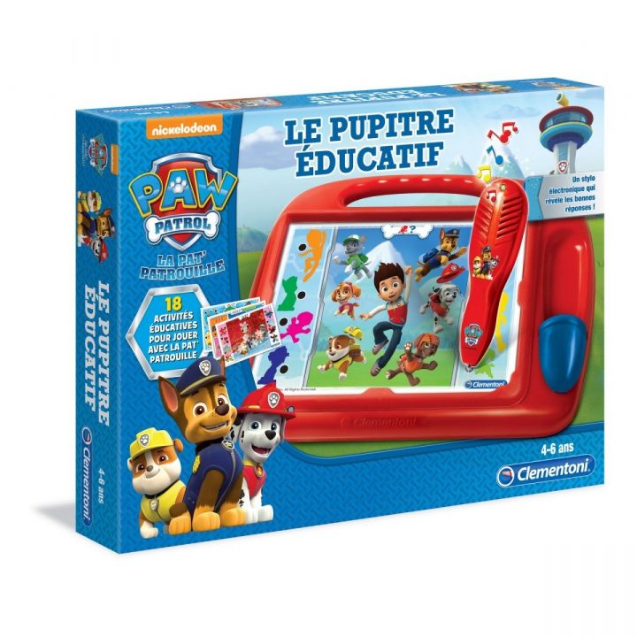 Le Pupitre Éducatif Pat Patrouille – Jeux Éducatifs concernant Jeux Educatif 9 Ans