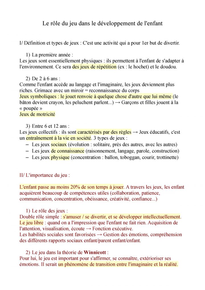 Le Rôle Du Jeu Dans Le Développement De L'enfant – – Ub concernant Jeux Pour Garcon 3 Ans