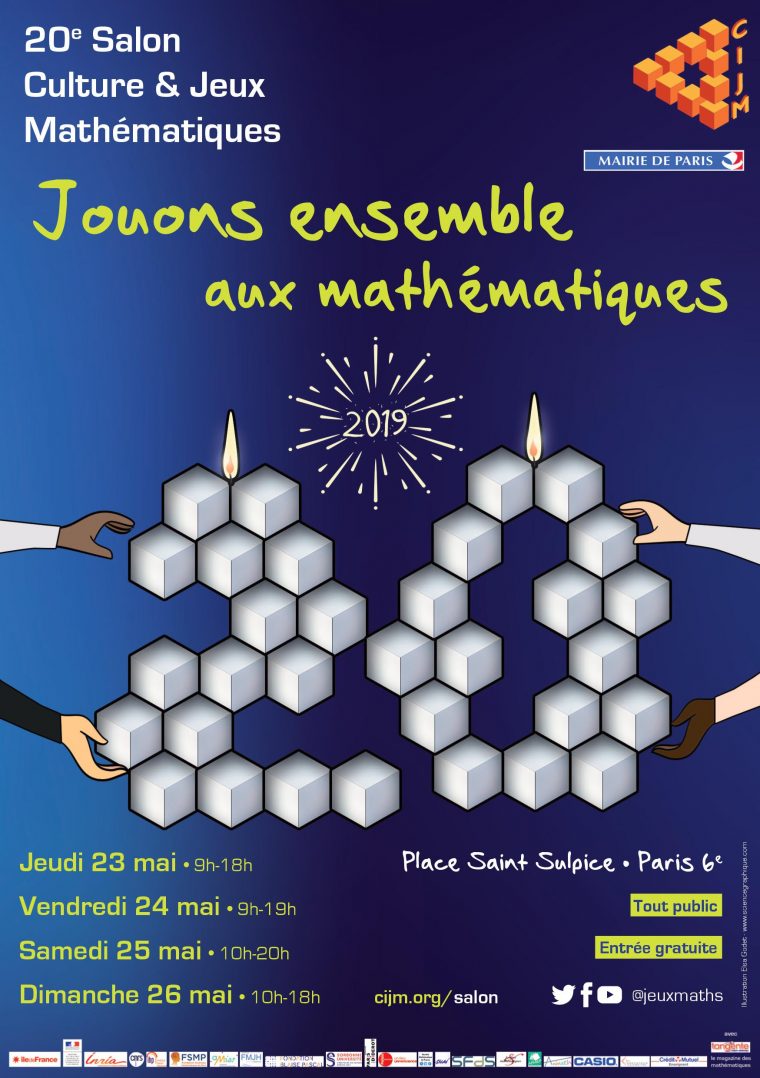 Le Salon Culture Et Jeux Mathématiques, Du 23 Au 26 Mai destiné Jeux De Matematique