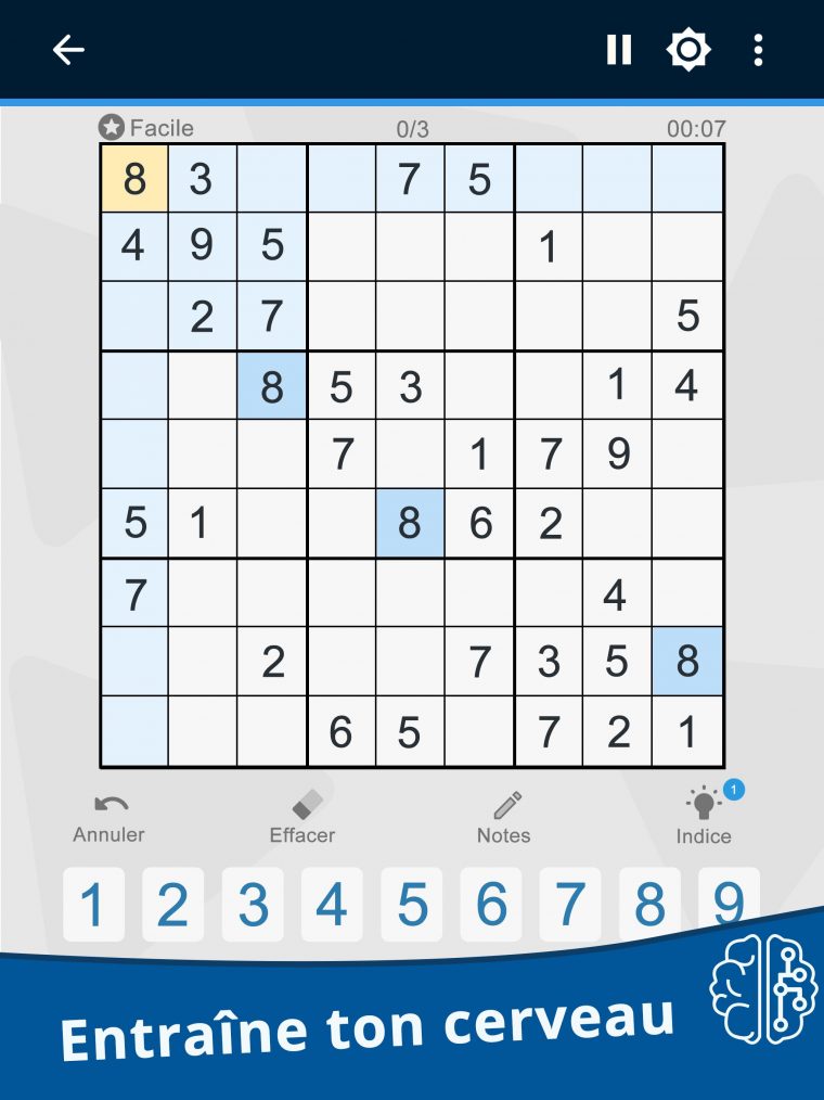 Le Sudoku Est Un Jeu D'énigmes Japonais Pour Android destiné Jeu Le Sudoku