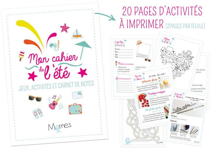 Le Super Cahier Vacances Pour Enfants À Imprimer ! | Cahier pour Cahier De Vacances À Imprimer