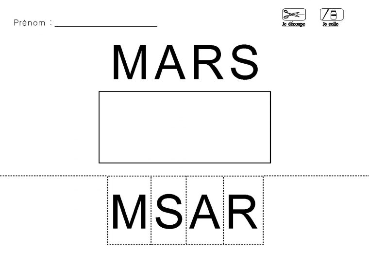 Lecture : Découper Et Coller Les Lettres Capitales Et encequiconcerne Découpage Maternelle À Imprimer