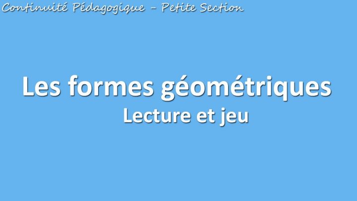 Lecture Du Livre Sur Les Formes Géométriques à Jeu De Forme Géométrique