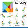 L'ensemble Coloré D'icônes De Jeu De Tangram Faites Avec Des avec Jeux De Tangram Gratuit