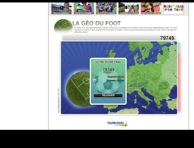 L'equipe Geofoot 65266 | On Joue Ici : .lequipemag.fr/equ intérieur Jeux Géographique