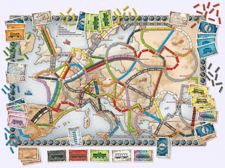 Les Aventuriers Du Rail – Europe avec Jeux Geographique