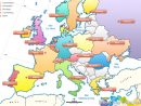 Les Capitales D'europe destiné Carte De L Europe Avec Pays