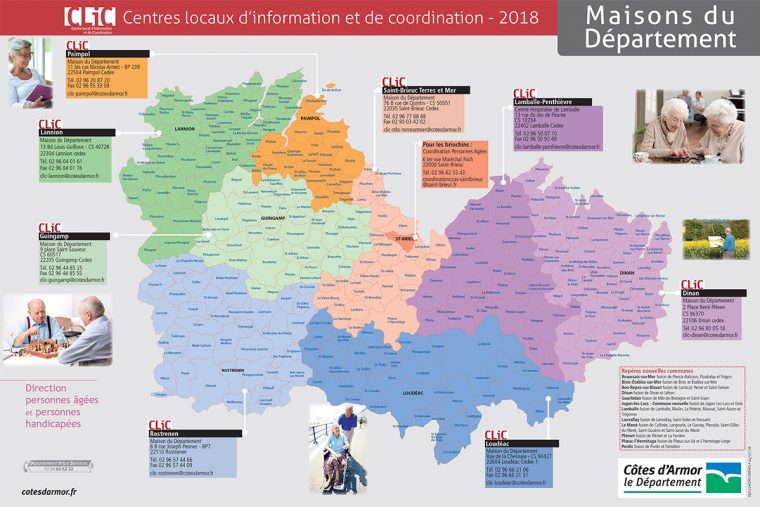 Les Clic | Côtes D'armor Le Département à Département 13 Carte