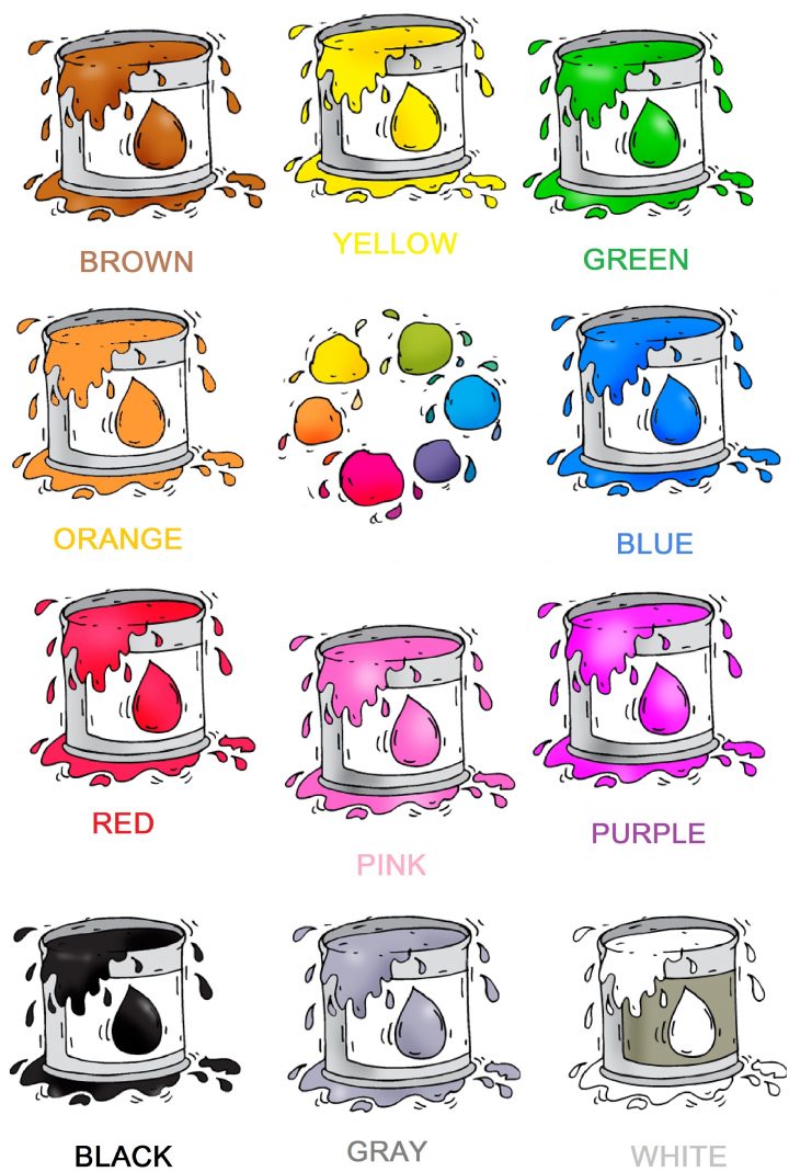 Les Couleurs En Anglais – Satilu tout Apprendre Les Couleurs En Maternelle