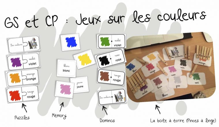 Les Couleurs : Jeux De Lecture | Bout De Gomme pour Jeux Apprendre Les Couleurs