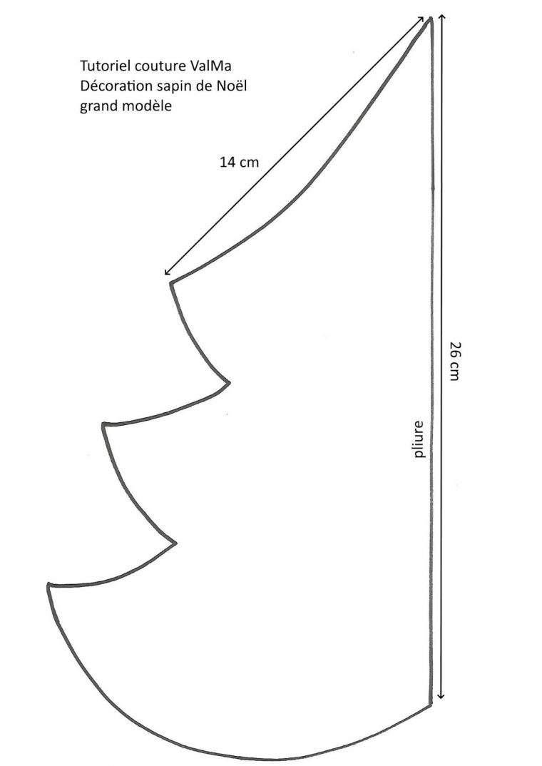 Les Créas De Valma: Gabarit Décoration De Noël – Sapin De intérieur Gabarit Sapin De Noel A Imprimer